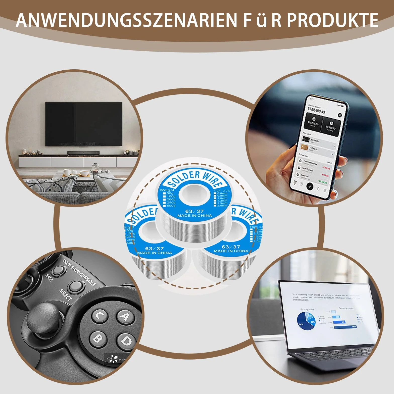 Cyna do lutowania z topnikiem, drut lutowniczy 1 mm, przewód lutowniczy z rdzeniem kalafonii 7 m, drut lutowniczy o niskiej temperaturze do napraw elektroniki i projektów DIY