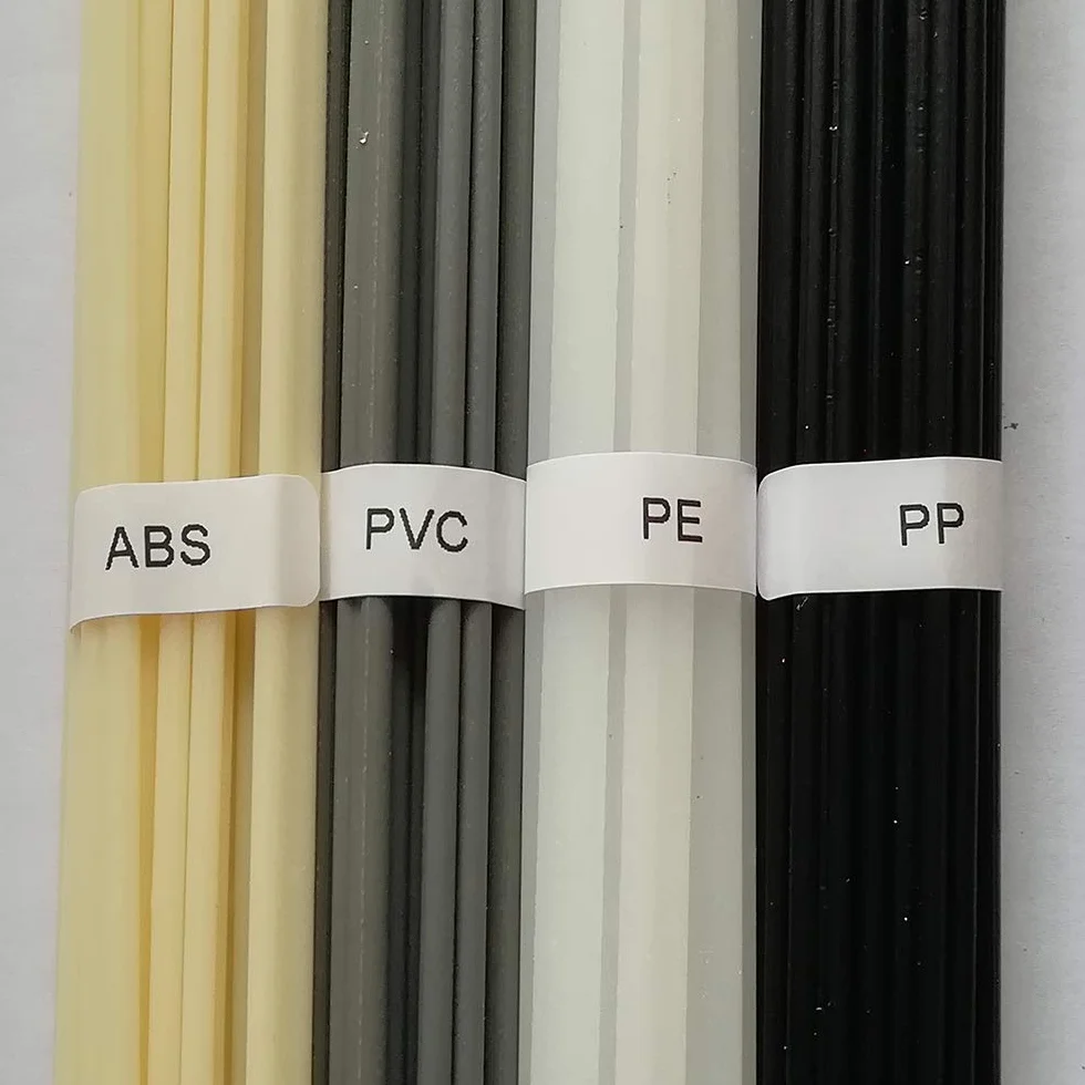 20 szt. Plastikowe pręty spawalnicze ABS/PP/PVC/PE Patyczki spawalnicze do spawarki tworzyw sztucznych/pistoletu na gorące powietrze 1 szt. = 19,5 cala