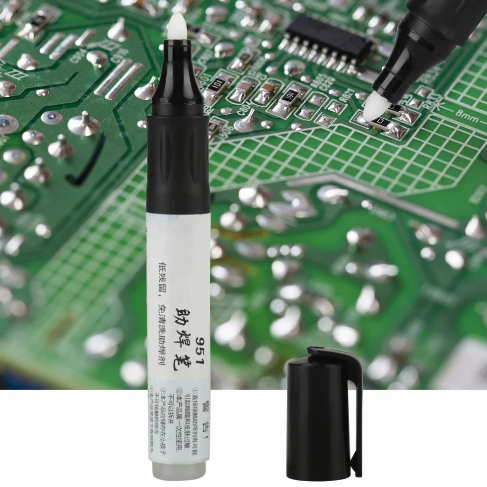 951 Kolophonium Flussmittel Stift, PE Flussmittel Stift Flux Pen Low-Solids No-Clean Löten Für DIY Solder Power Hand Repair Tool 1 stück 13 cm