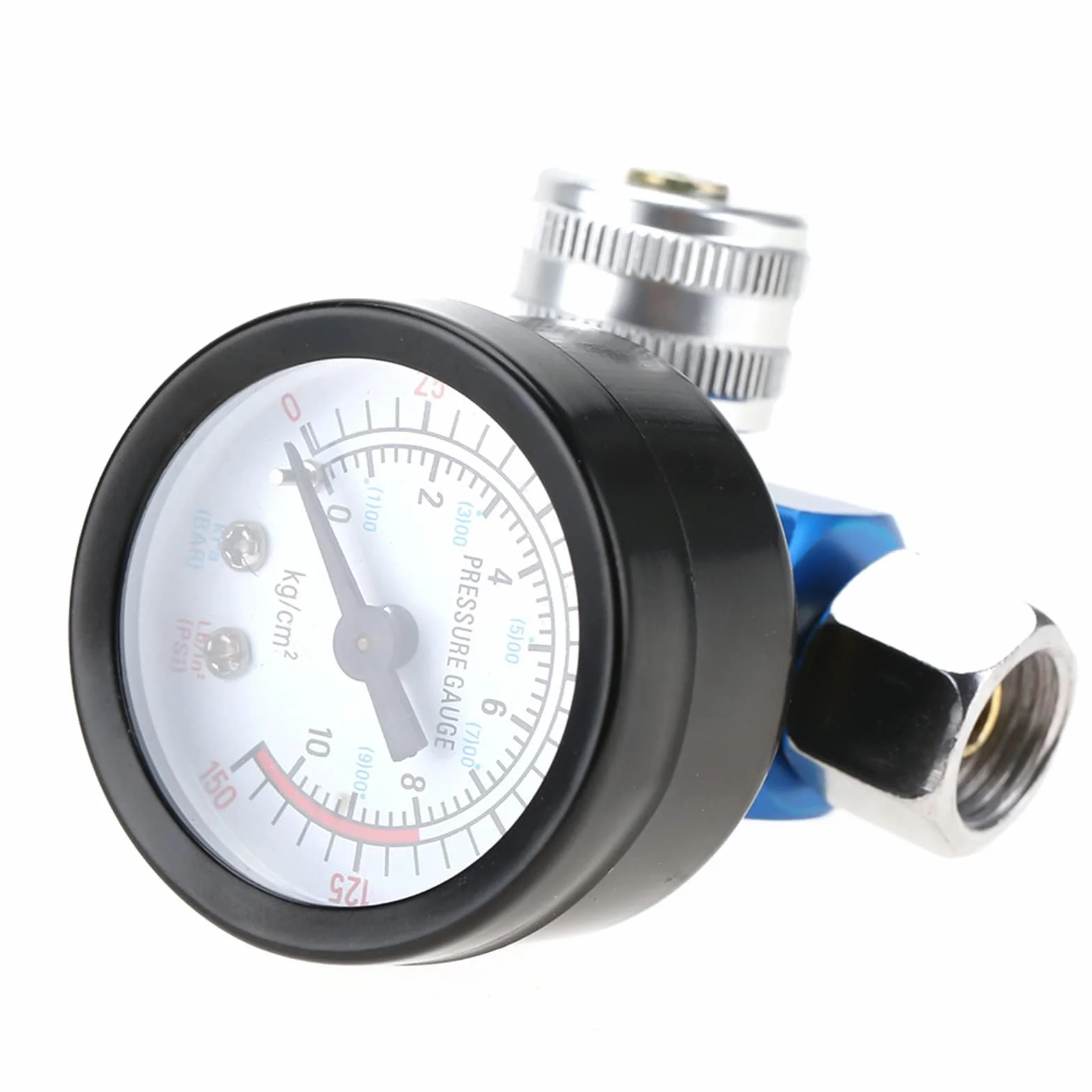 Regulator Ciśnienia Powietrza 1/4 Cal Regulator Regulator Powietrza z Manometrem Manometr 150 PSI Pistolet Natryskowy Regulator Powietrza do Sprężarek Pneumatycznych