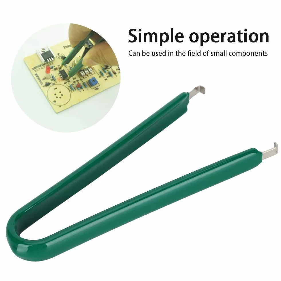 5PCs IC Chip Extractor, IC Puller Clip Tool CPU-Entferner Verbrauchsmaterial Spannzangenzubehör Clip Handwerkzeug, Clip IC Removal Kit