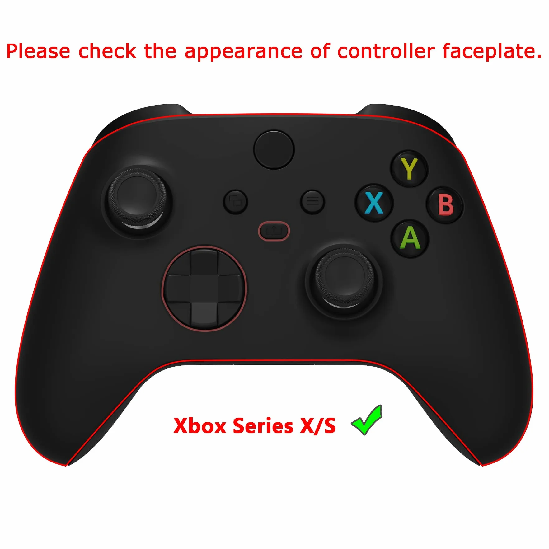 eXtremeRate No Letter Imprint Niestandardowe Pełne Przyciski dla Xbox Series X/S Controller, Kameleon Zielony Fioletowy Akcesoria Zderzaki Wyzwalacze Dpad Przyciski ABXY dla Xbox Series X/S, dla Xbox Core Controller