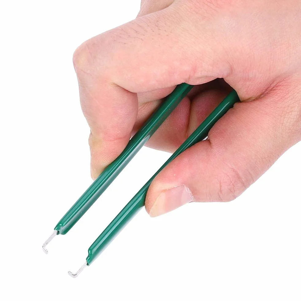 5PCs IC Chip Extractor, IC Puller Clip Tool CPU-Entferner Verbrauchsmaterial Spannzangenzubehör Clip Handwerkzeug, Clip IC Removal Kit