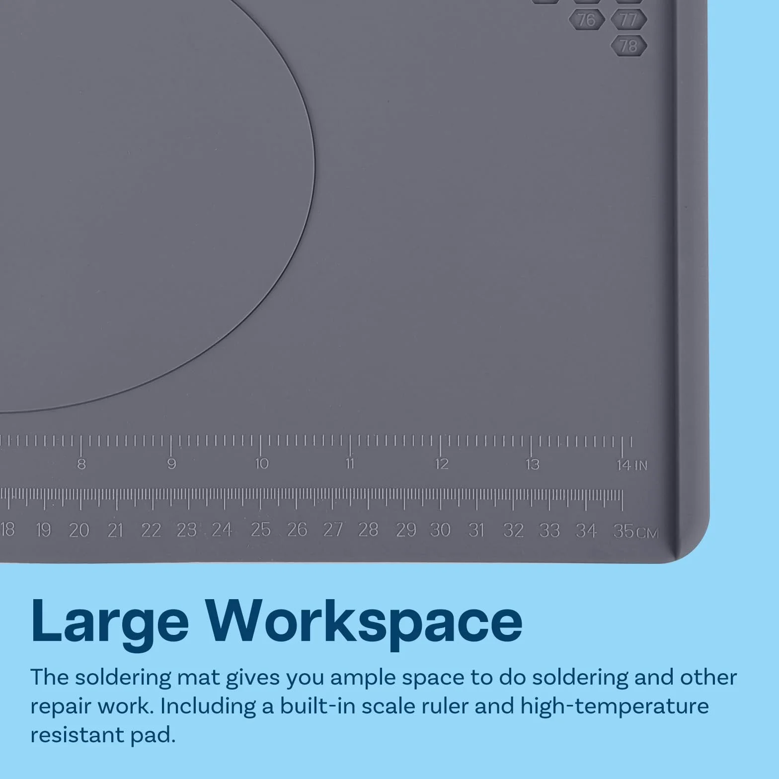 MMOBIEL Silikonowa Mata Magnetyczna do Lutowania i Napraw - 29x40 cm - Odporna na Temperaturę do 500°C - Mata Warsztatowa do Lutowania, Telefonów Komórkowych i Elektroniki - z Izolacją Cieplną – Szara