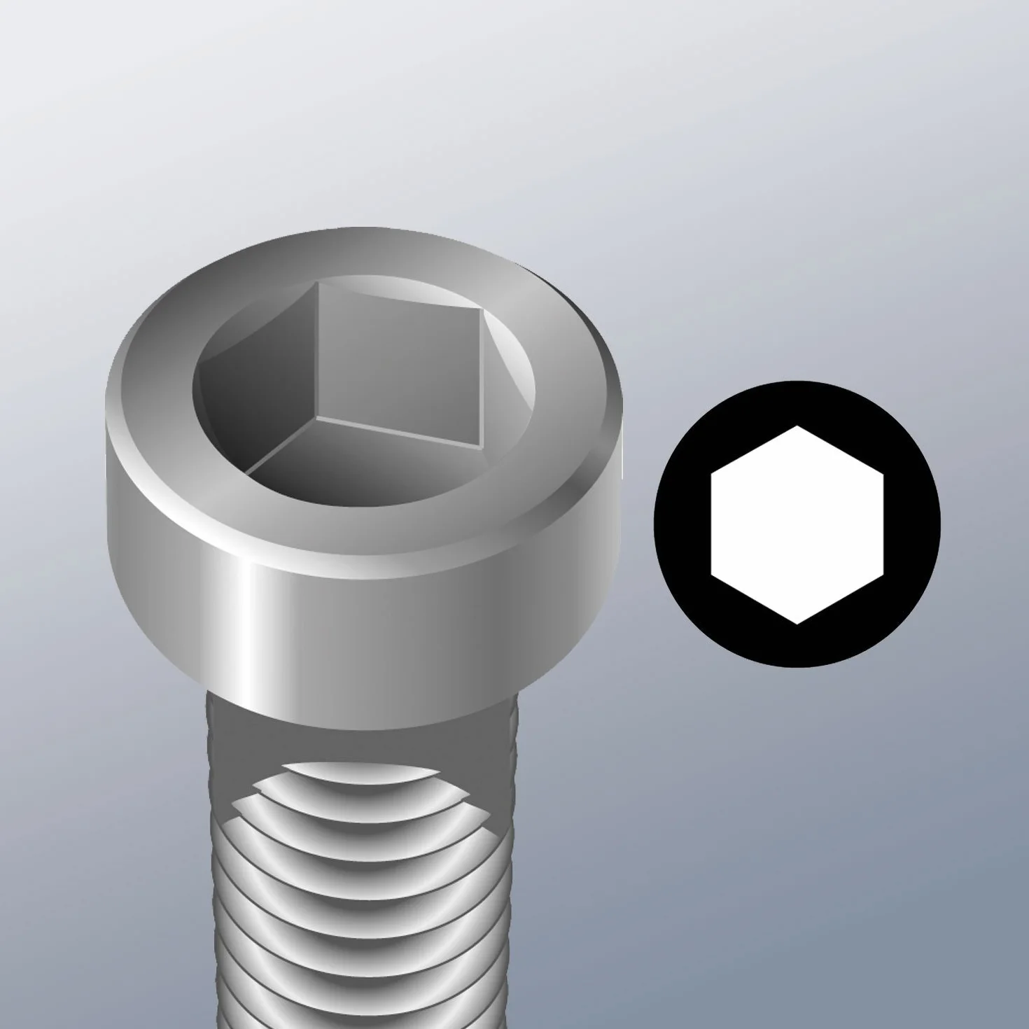 840/1 Impaktor Bit Hex-Plus 5 mm x 25 mm zgrzebny