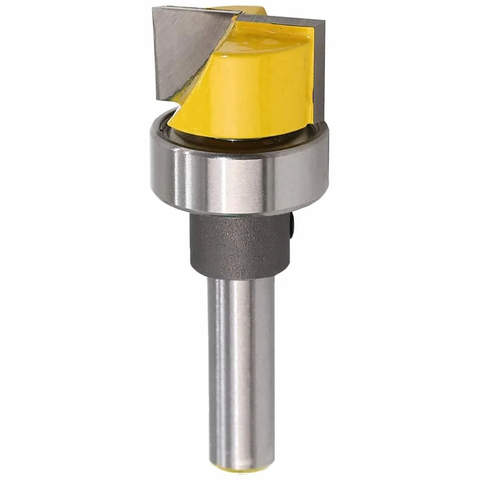8 mm trzpień frez do krawędzi, łożysko kulkowe, do czyszczenia podłóg, frez do drewna, frez do płaskich frez do cięcia drewna, frez do czyszczenia na dole, łożysko łożyskowe, frez górnowrzecionowy do obróbki drewna
