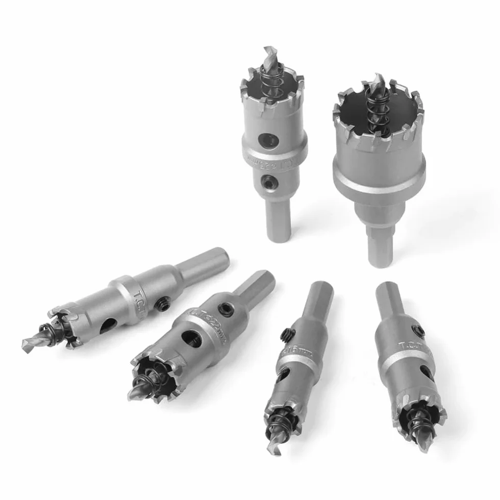 1 Pc 5A Carbide Tip TCT Drill Bit Hole Saw 12-150mm Drill Bit Set Hole Saw Cutter For Stainless Steel Metal Alloy Drilling(22mm)