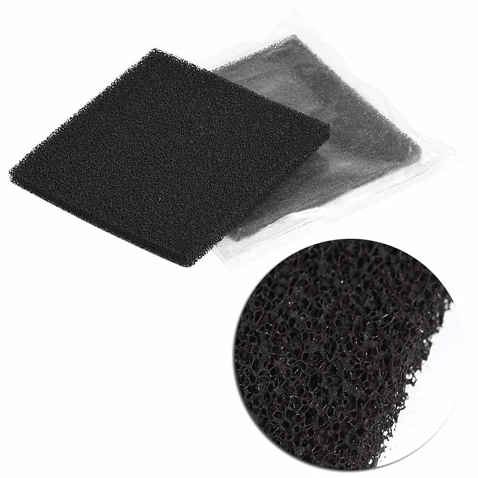 Filtry z węglem aktywnym 10 szt. 13 cm x 13 cm do lutowania pochłaniacza dymu