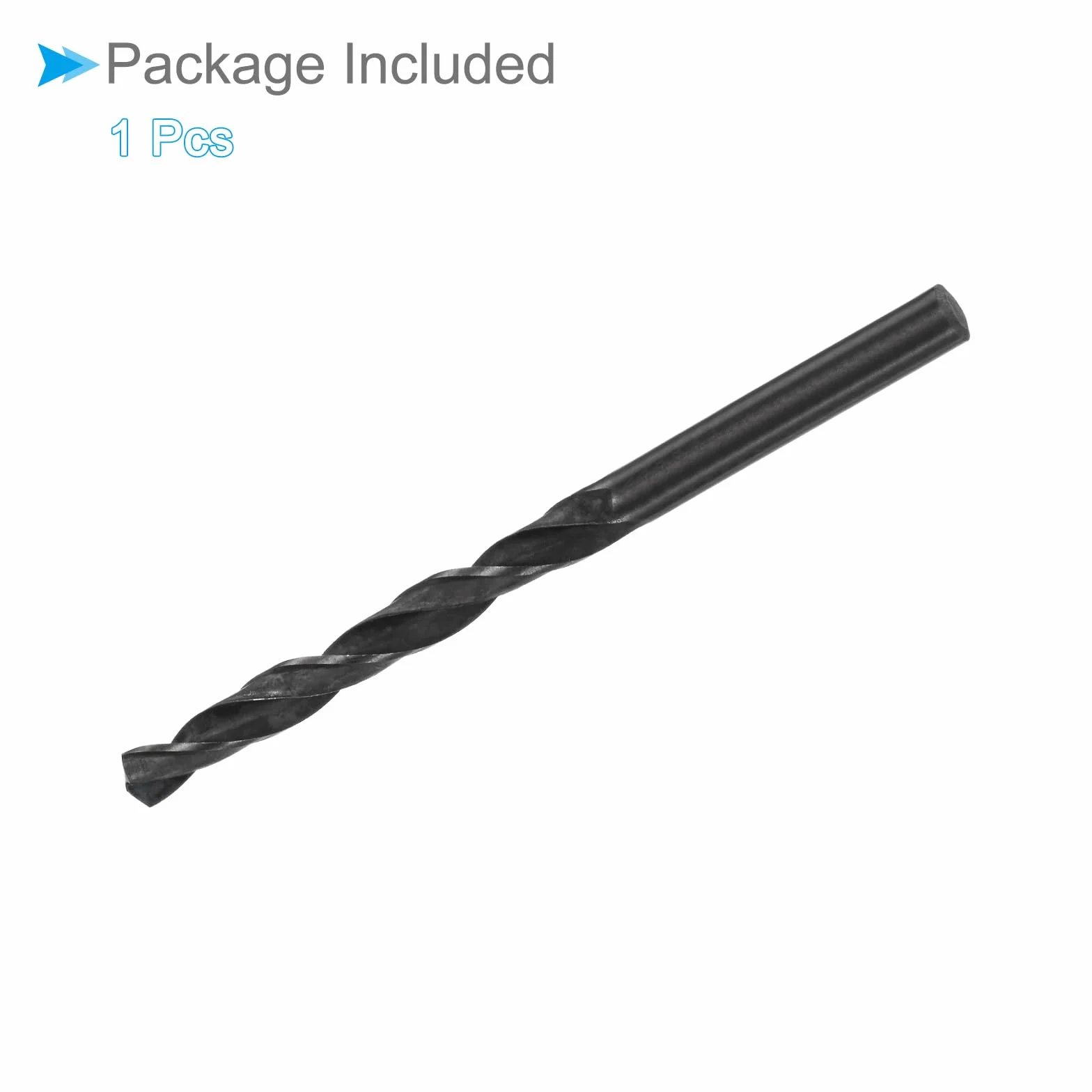 Wiertła spiralne, średnica cięcia 6,9 mm, trzpień 0,27", stal szybkotnąca (zastosowanie: do metalu, drewna, tworzywa sztucznego), 1 sztuka
