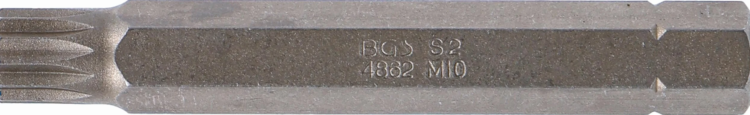 BGS 4862 | Bit | długość 75 mm | napęd 10 mm (3/8") | gniazdo wielokątne (do XZN) M10