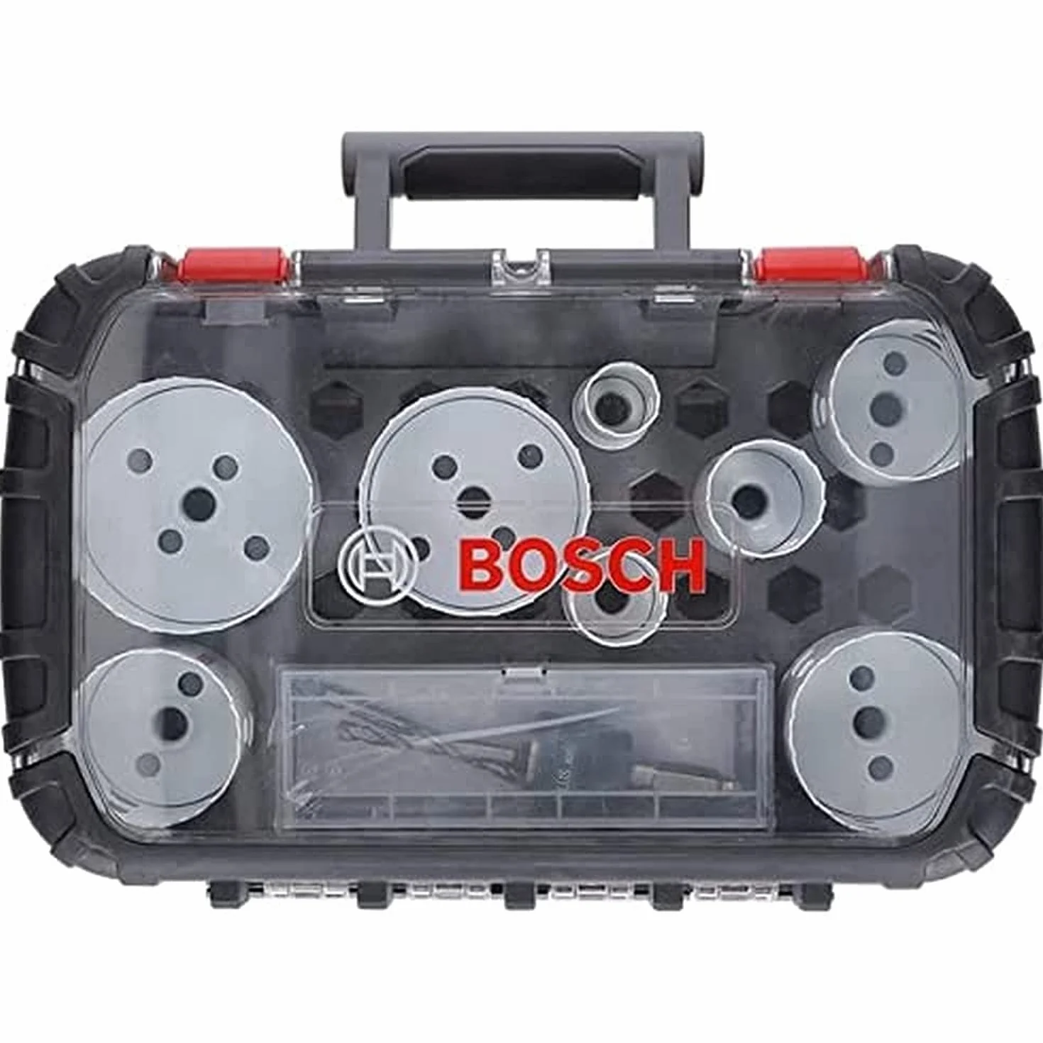 Bosch Accessories 11-częściowy Zestaw Otwornic Progressor for Wood & Metal Set (dla Elektryków, Ø 25-86 mm, Akcesoriów Wiertarek)