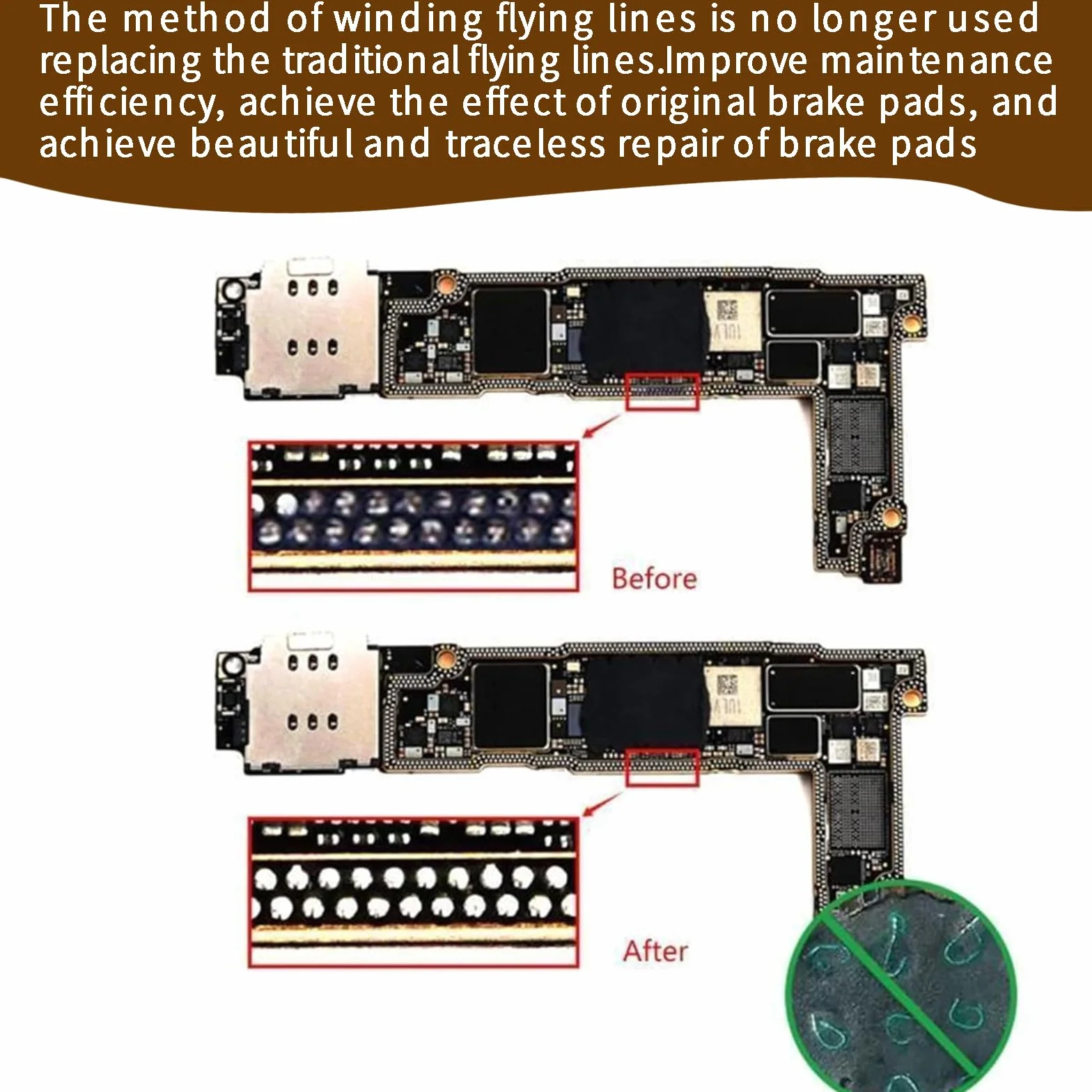 Narzędzia do naprawy lutowania igłowego lutowania podkładka do lutowania Pad do telefonu IC Pad Touch BGA PCB 1440 podkładki punkty naprawcze do kart elektronicznych PCB