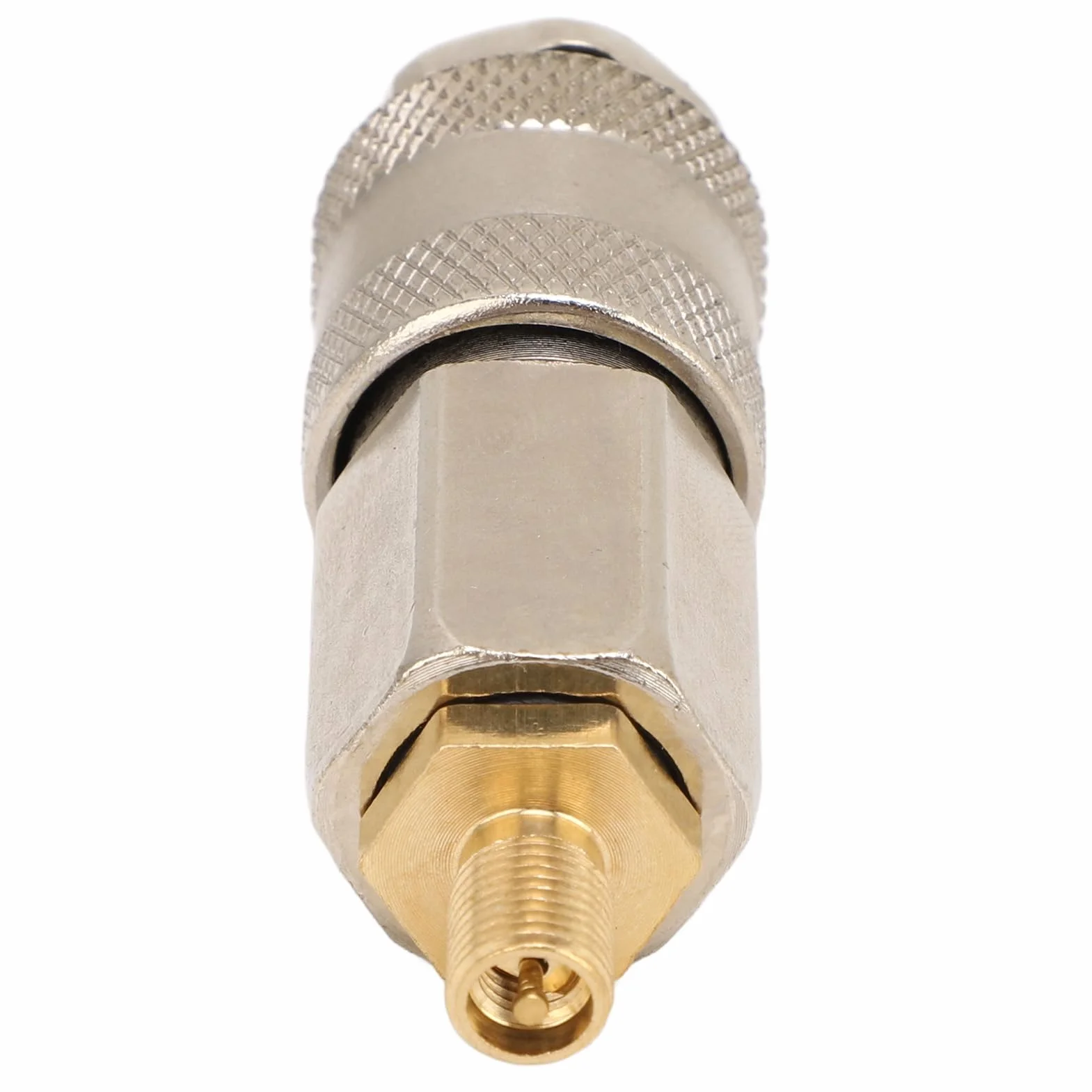 Adapter do Pompowania Opon, 2 Sztuki Adapterów do Przenośnych Sprężarek Powietrza Wytrzymały Stalowy Gwint Męski do Zaworu Amerykańskiego Szybkozłącze 3 w 1 do Pompki do Opon