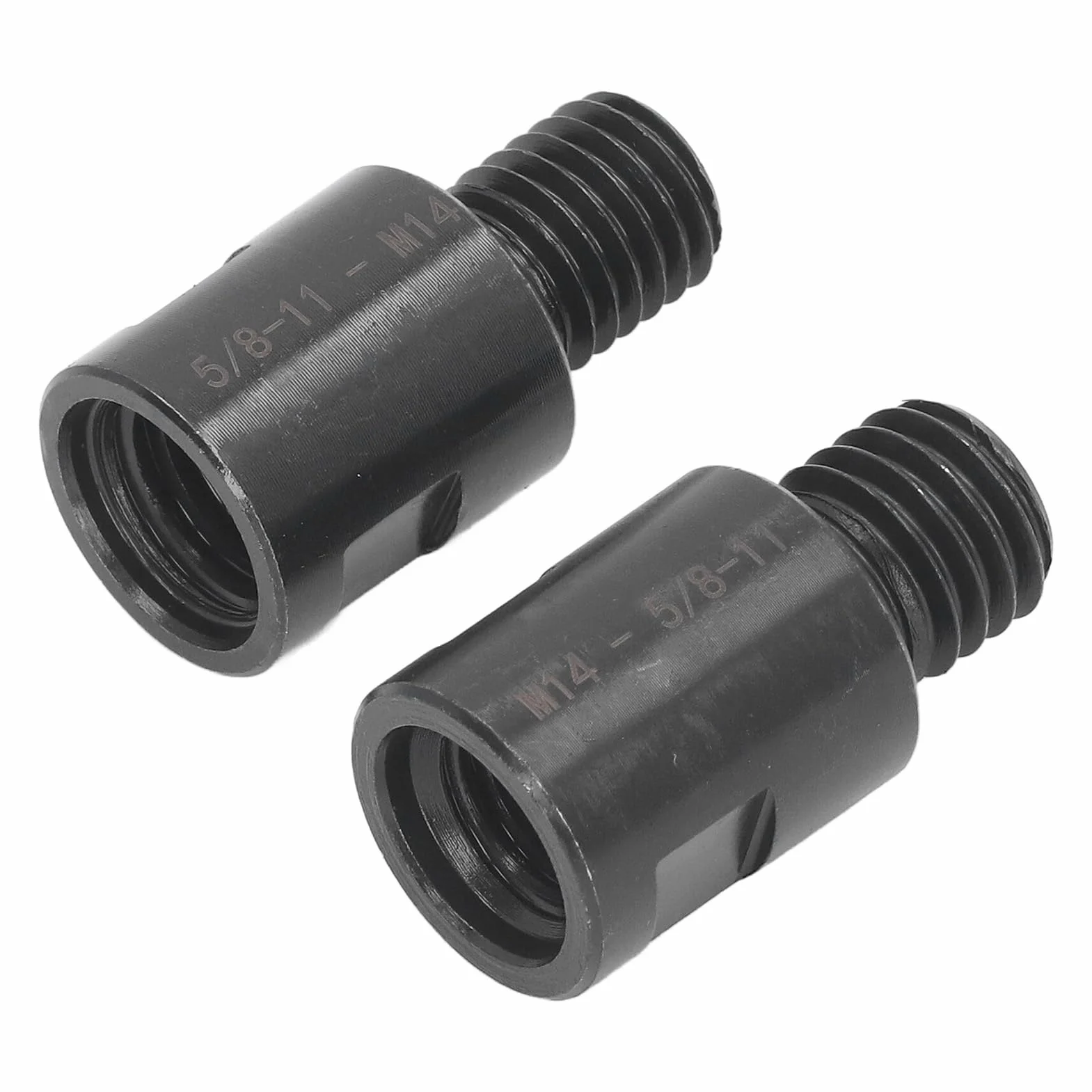 2-częściowy Adapter Gwintowy, Stabilne Połączenie do Elektronarzędzi, Wysoce Kompatybilny z Różnymi Bitami, Stal Stopowa, 5/8 Cala do M14 i M14 do 5/8 Cala