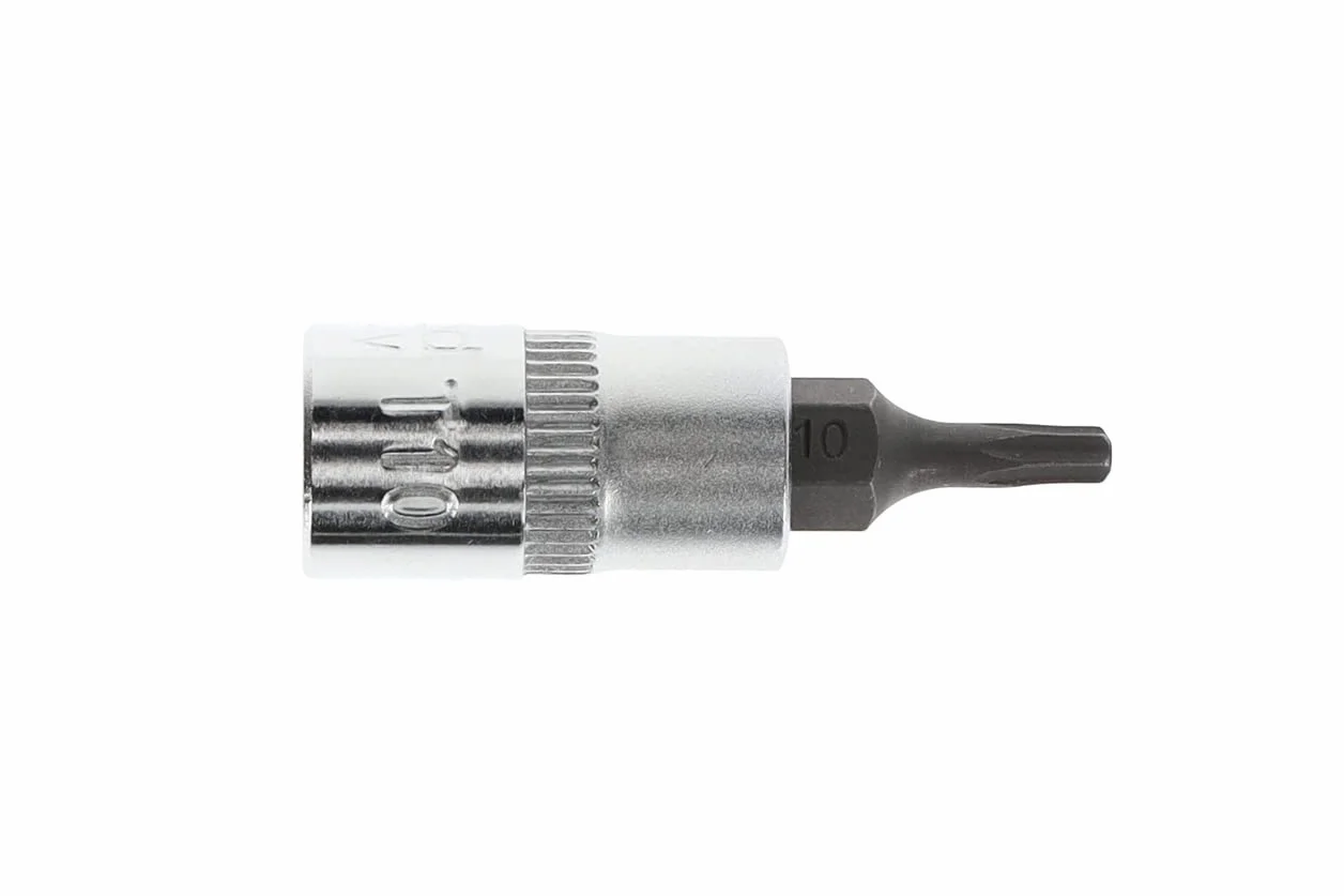 GEDORE Red końcówka wkrętaka TX T10, 1/4" 6,3 mm, końcówka śrubokręta, narzędzie, R42451106, stal