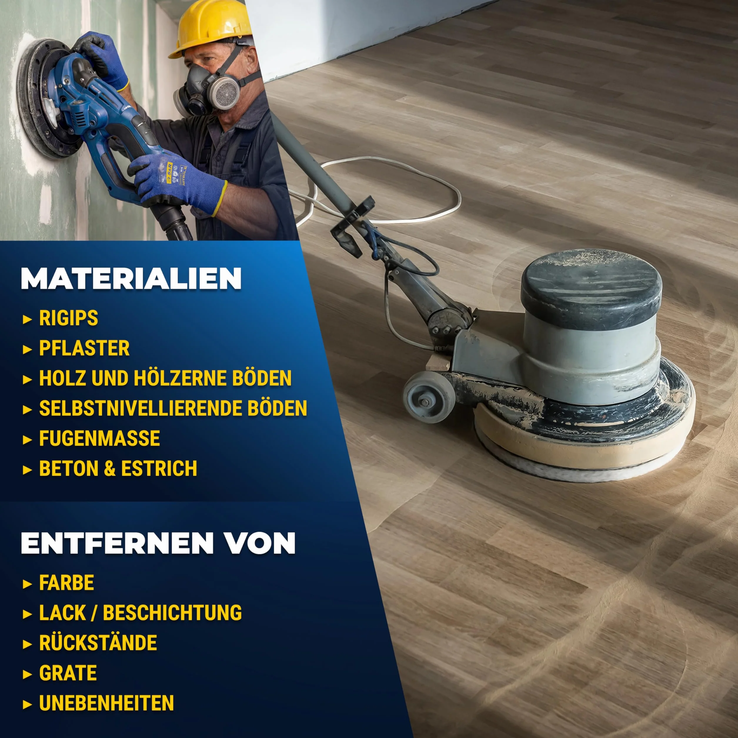 S&R Papier ścierny, 225 mm, rzep P120, 10-otworowe, żyrafa szlifierska 225 mm, 30-częściowy do szlifierek mimośrodowych, szlifierek z długą szyjką (żyrafa szlifierska), papier ścierny do ścian, sufitu