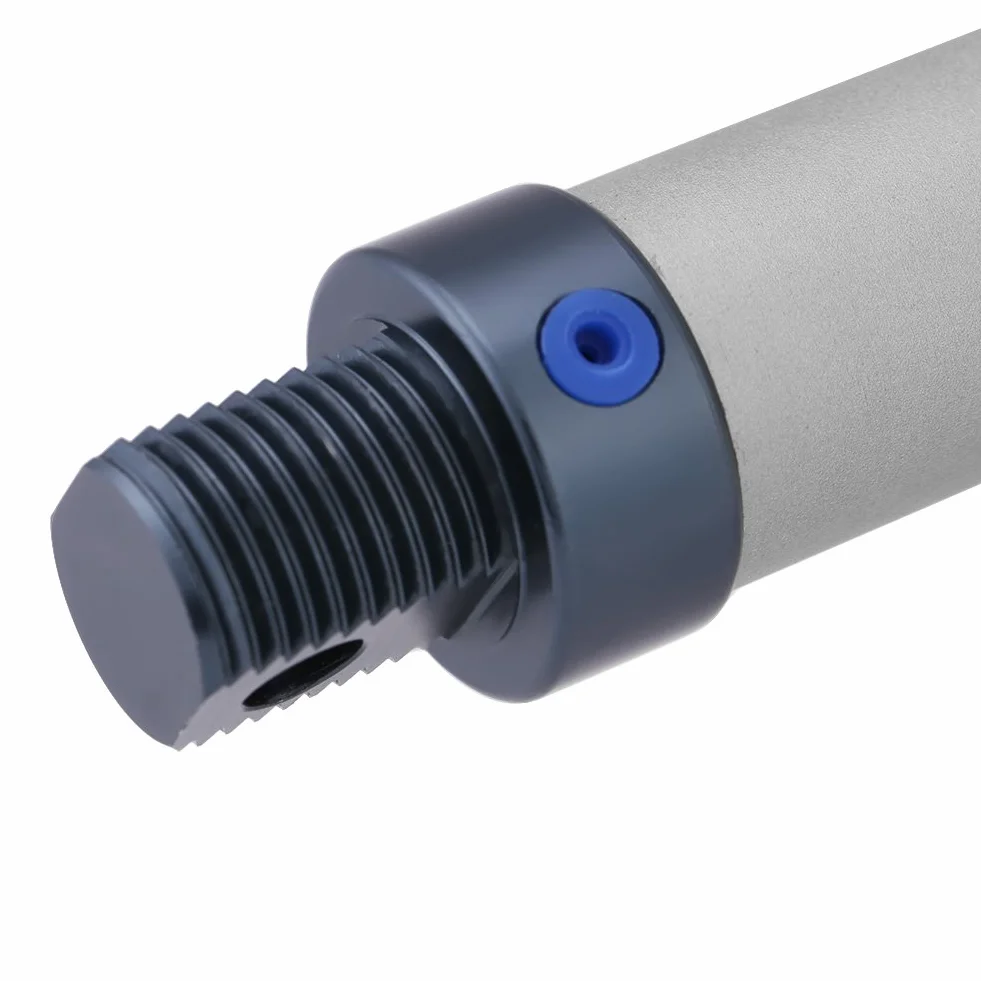 Luftzylinder mit Aluminiumlegierung, Luft Pneumatikzylinder Dual Acting Hub 50mm Innendurchmesser 16mm Gewinde M6 Druck 0,15-1MPa