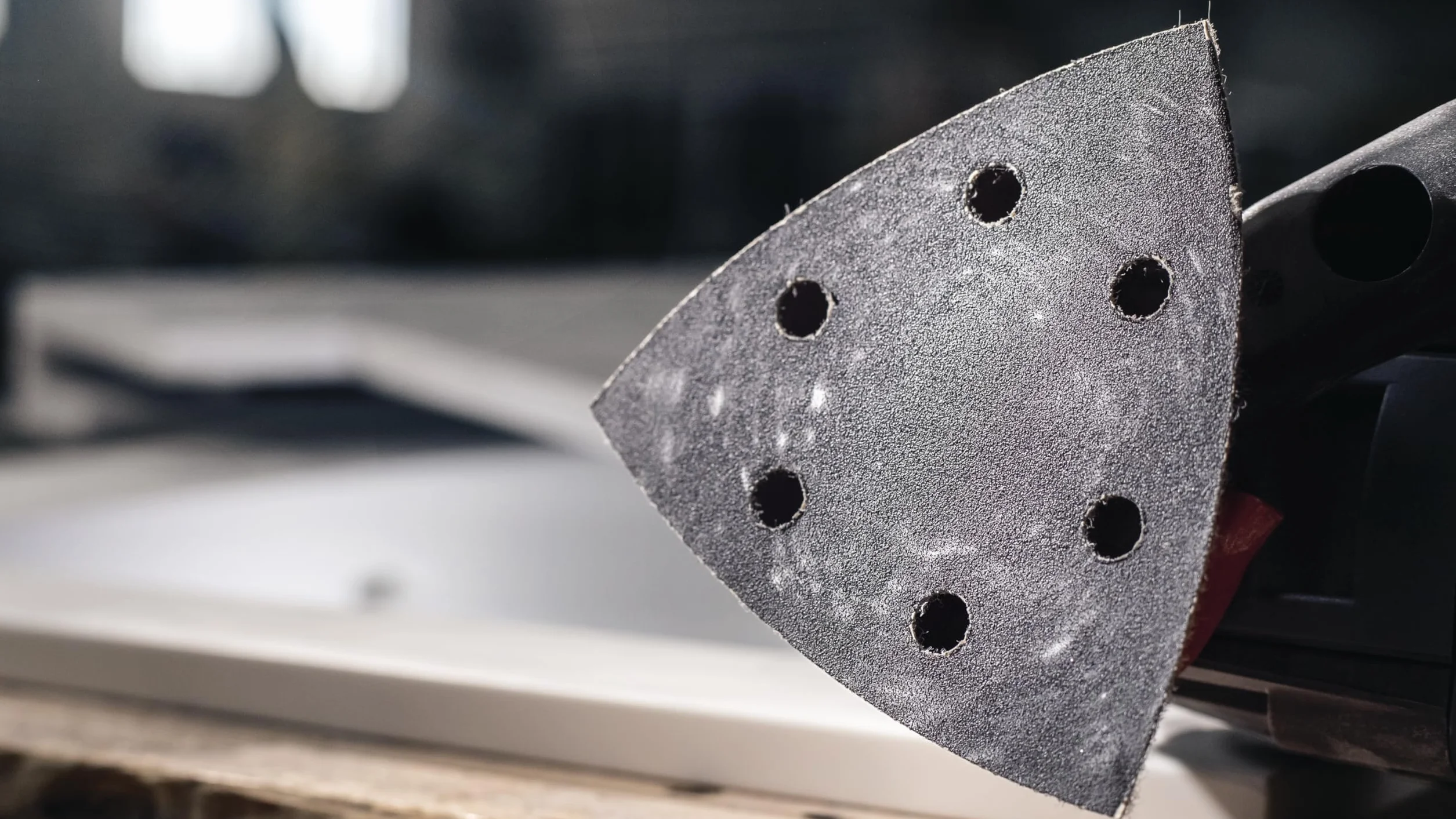 Bosch 5x Arkusz ścierny PRO Plastic and Hard Stone F355 (do Beton, Twardy kamień, Ø 93x93 mm, Ziarnistość 240, Professional Akcesoria Narzędzie wielofunkcyjne, Szlifierka delta)