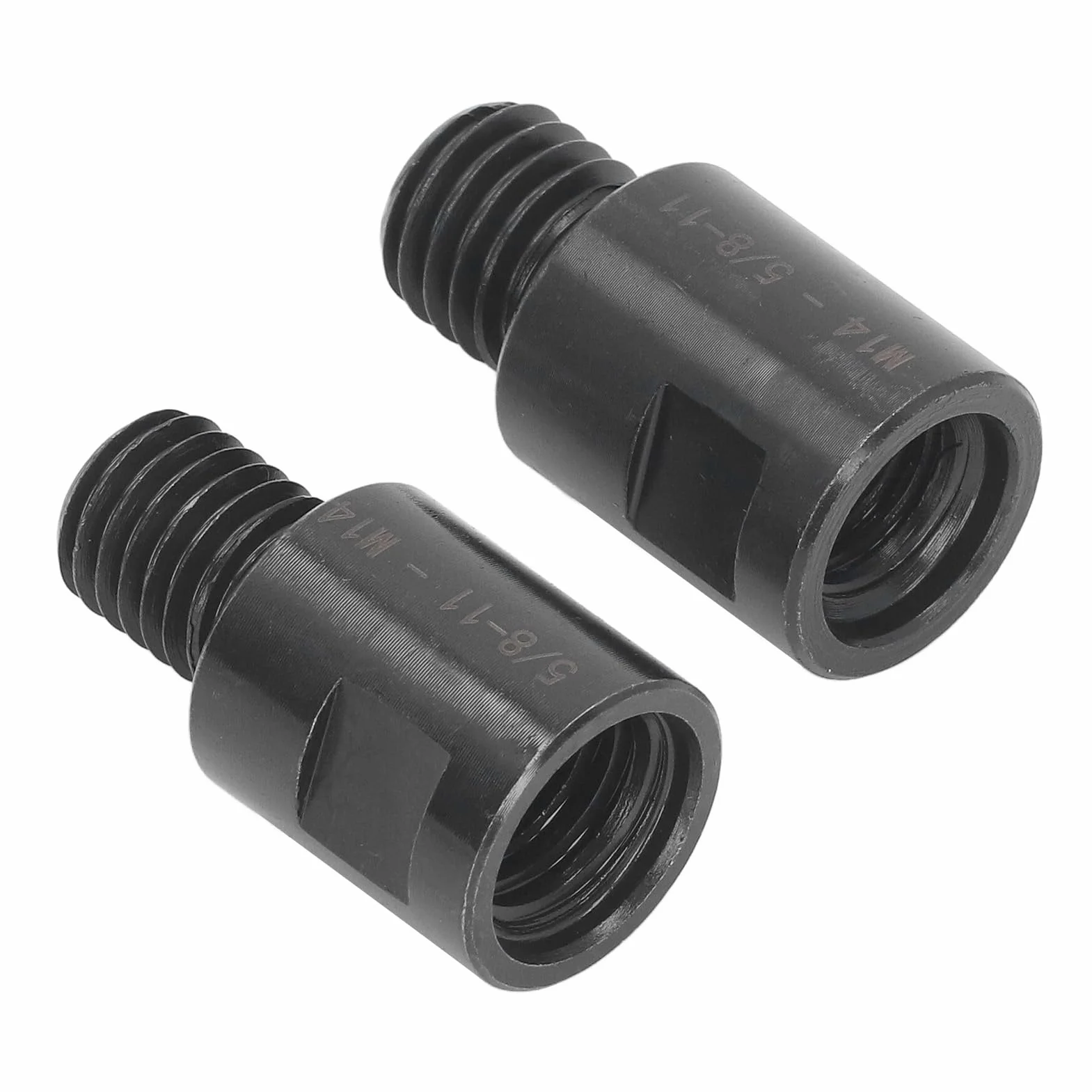 2-częściowy Adapter Gwintowy, Stabilne Połączenie do Elektronarzędzi, Wysoce Kompatybilny z Różnymi Bitami, Stal Stopowa, 5/8 Cala do M14 i M14 do 5/8 Cala
