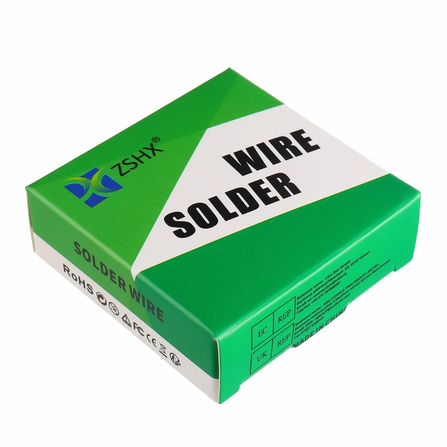 Bezołowiowy drut lutowniczy Sn99 Ag0,3 Cu0,7, rdzeń kalafoniowy do lutowania elektrycznego (0,6 mm 100 g)