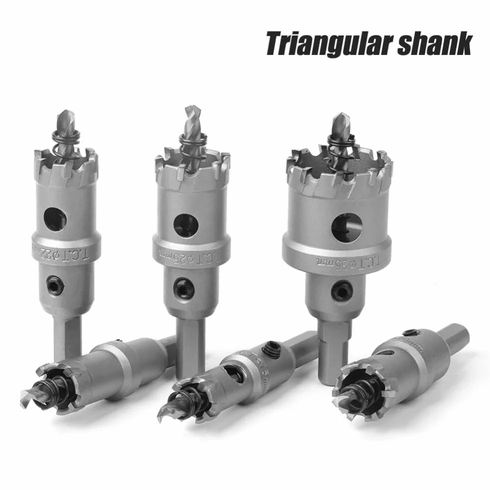 1 Pc 5A Carbide Tip TCT Drill Bit Hole Saw 12-150mm Drill Bit Set Hole Saw Cutter For Stainless Steel Metal Alloy Drilling(22mm)