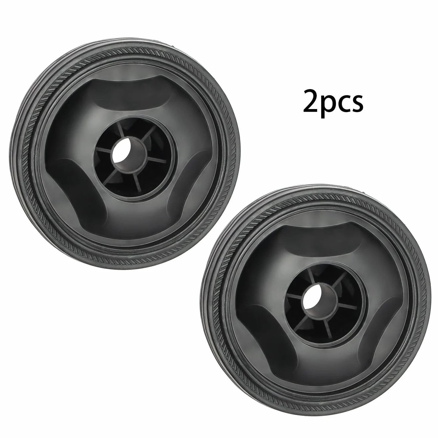 Othmro Plastikowe koło do sprężarki powietrza 115 mm, średnica zewnętrzna 28 mm, 2 szt
