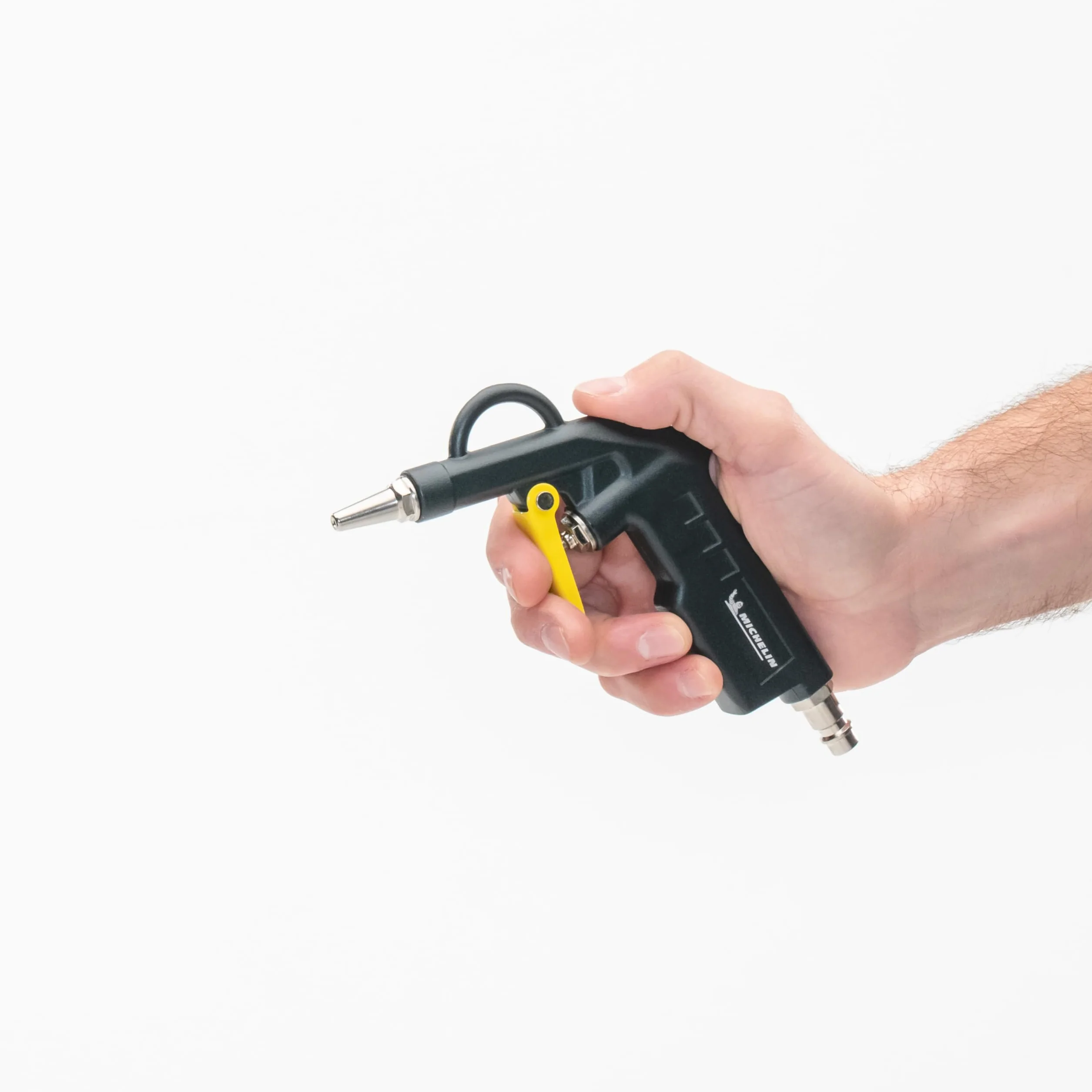 Michelin Pistolet na sprężone powietrze, Mieszek z krótką lufą 25 mm, zużycie powietrza 300 l/min, maksymalne ciśnienie. 8 barów, aluminium