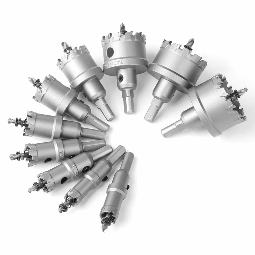1 Pc 5A Carbide Tip TCT Drill Bit Hole Saw 12-150mm Drill Bit Set Hole Saw Cutter For Stainless Steel Metal Alloy Drilling(22mm)