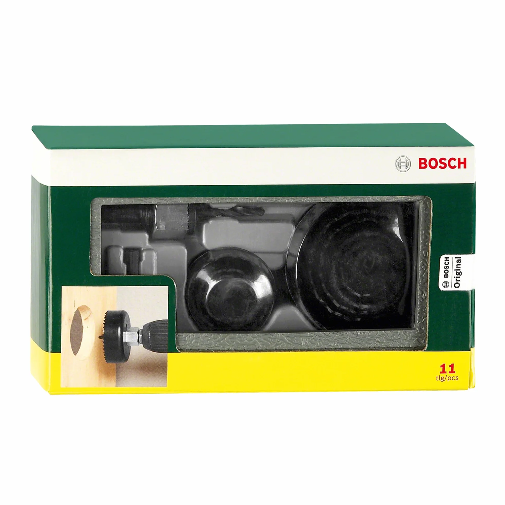Bosch 11-częściowy zestaw pił otwornic