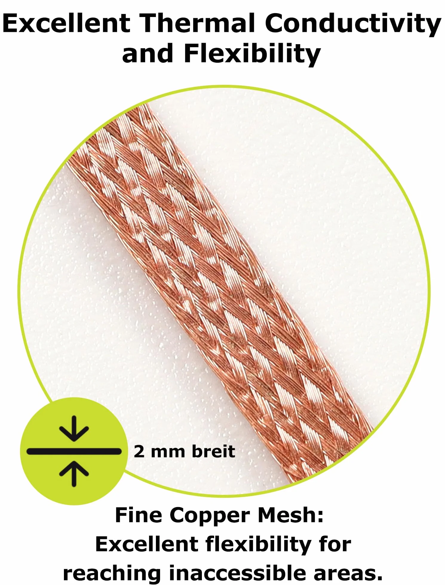 6-częściowy zestaw miedzianych lin lutowniczych łącznie 18 m- 1,0 mm*3m/1,5 mm*3m/2,0 mm*3m/2,5 mm*3m/3.0mm*3m/3.5mm*3m