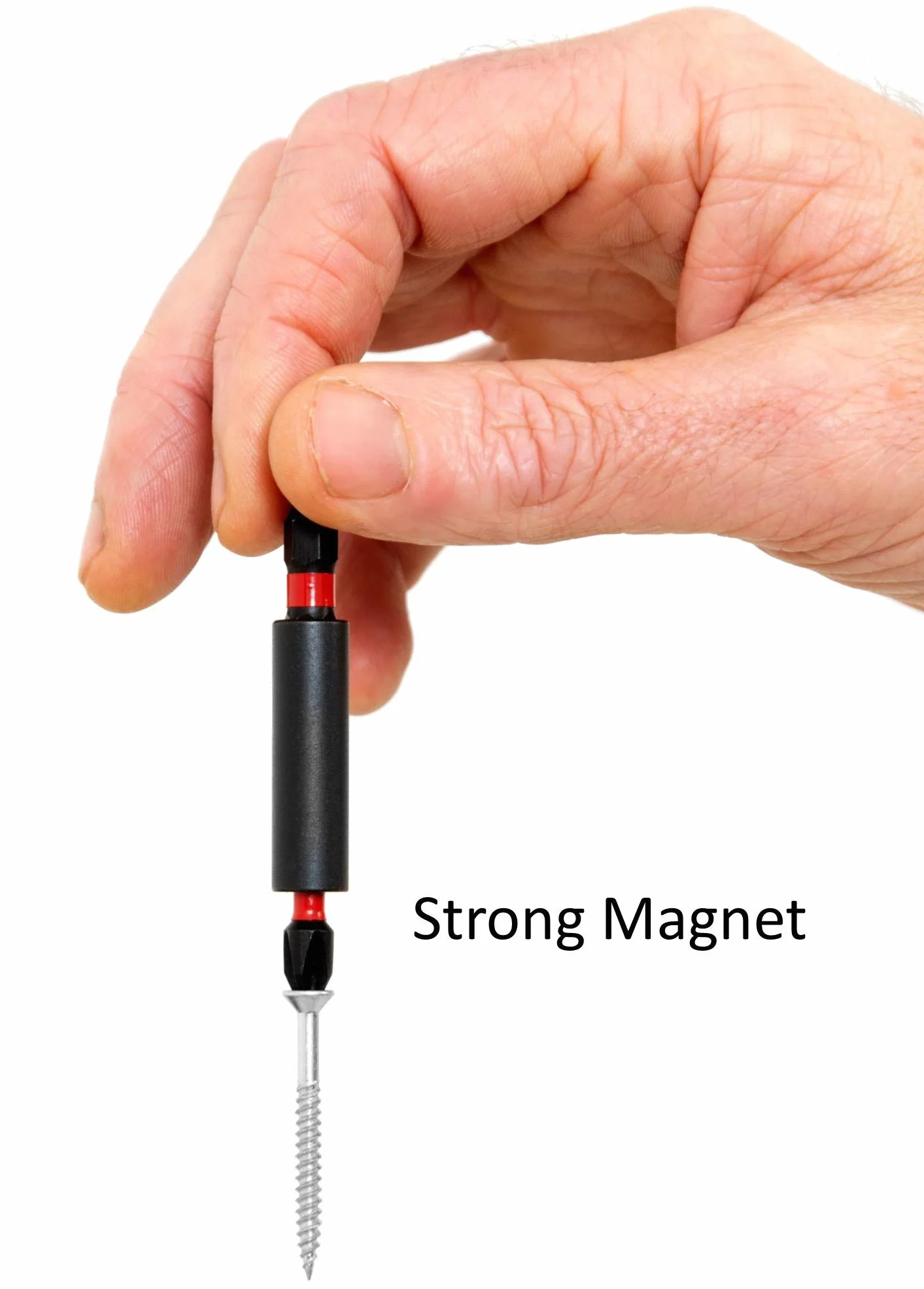 Saxton - Wytrzymałe wiertło magnetyczne – szerokość 60 mm i długość 152 mm – kompatybilne z wiertarkami Milwaukee Dewalt Bosch itp.
