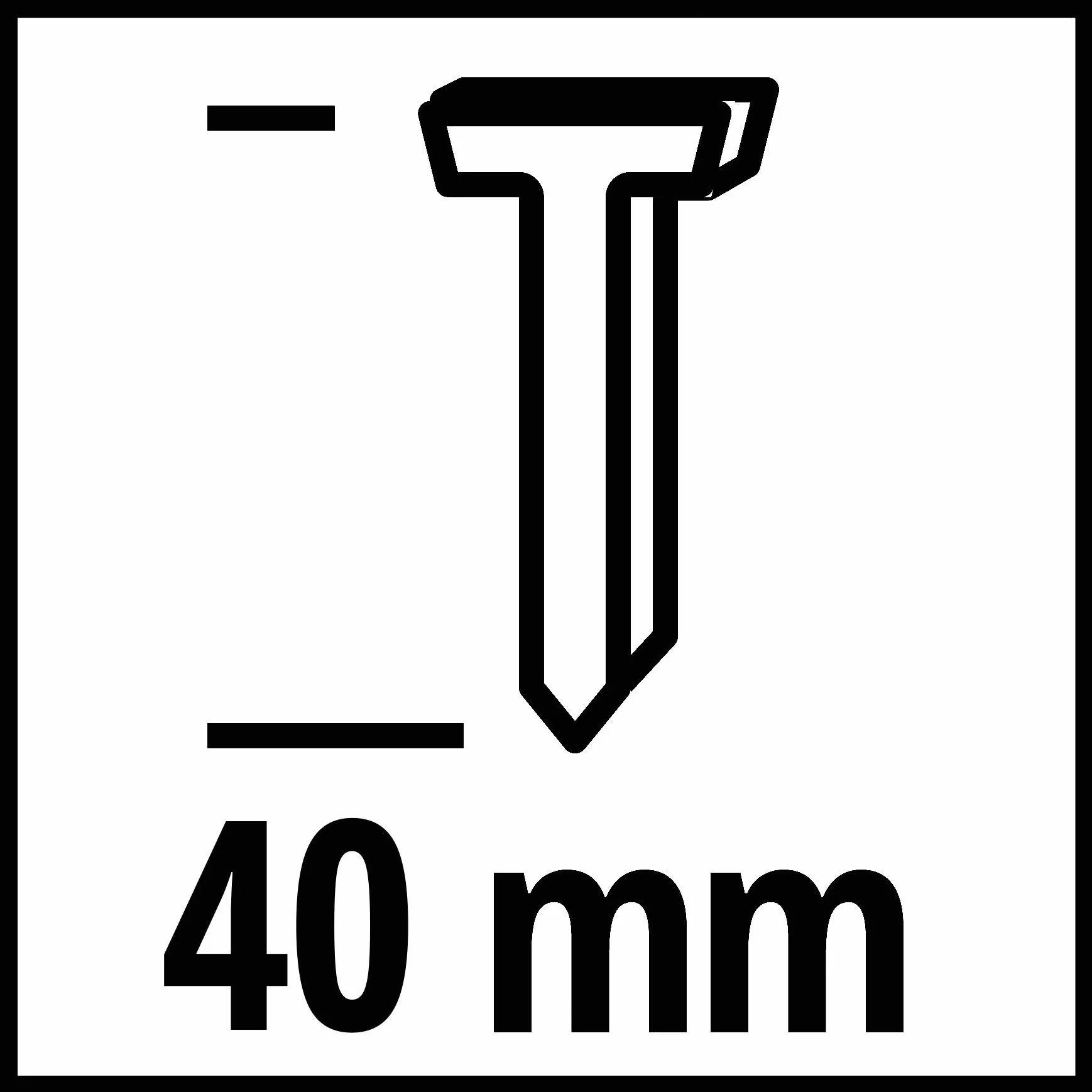 Einhell Gwoździe 40 mm zestaw 3000 do zszywacza pneumatycznego