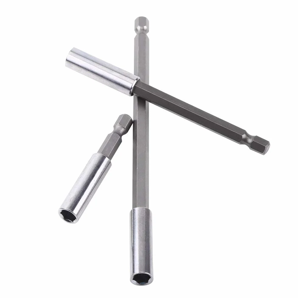 3 szt. Bithalter Bohrerhalter Magnetbohrer Schraubendreher Bit Halter 1/4 Zoll Sechskantschaft