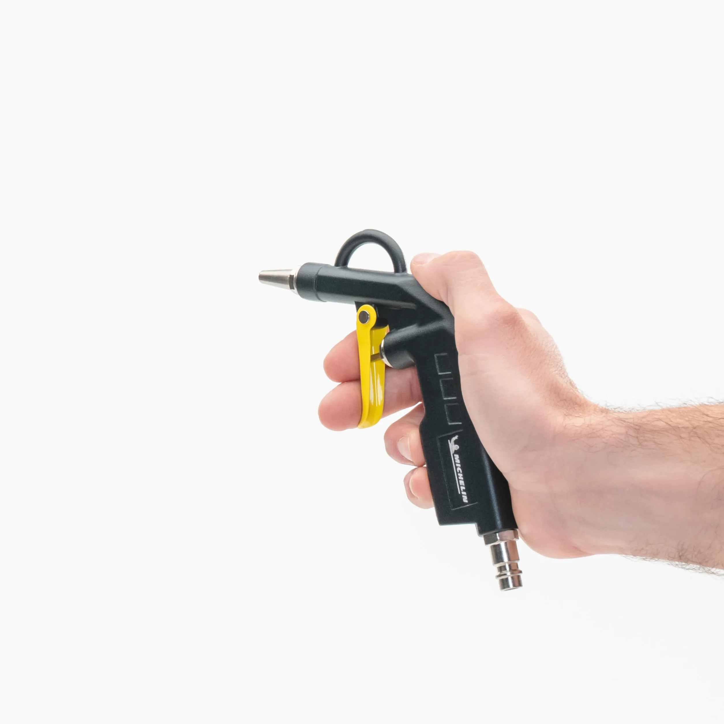 Michelin Pistolet na sprężone powietrze, Mieszek z krótką lufą 25 mm, zużycie powietrza 300 l/min, maksymalne ciśnienie. 8 barów, aluminium