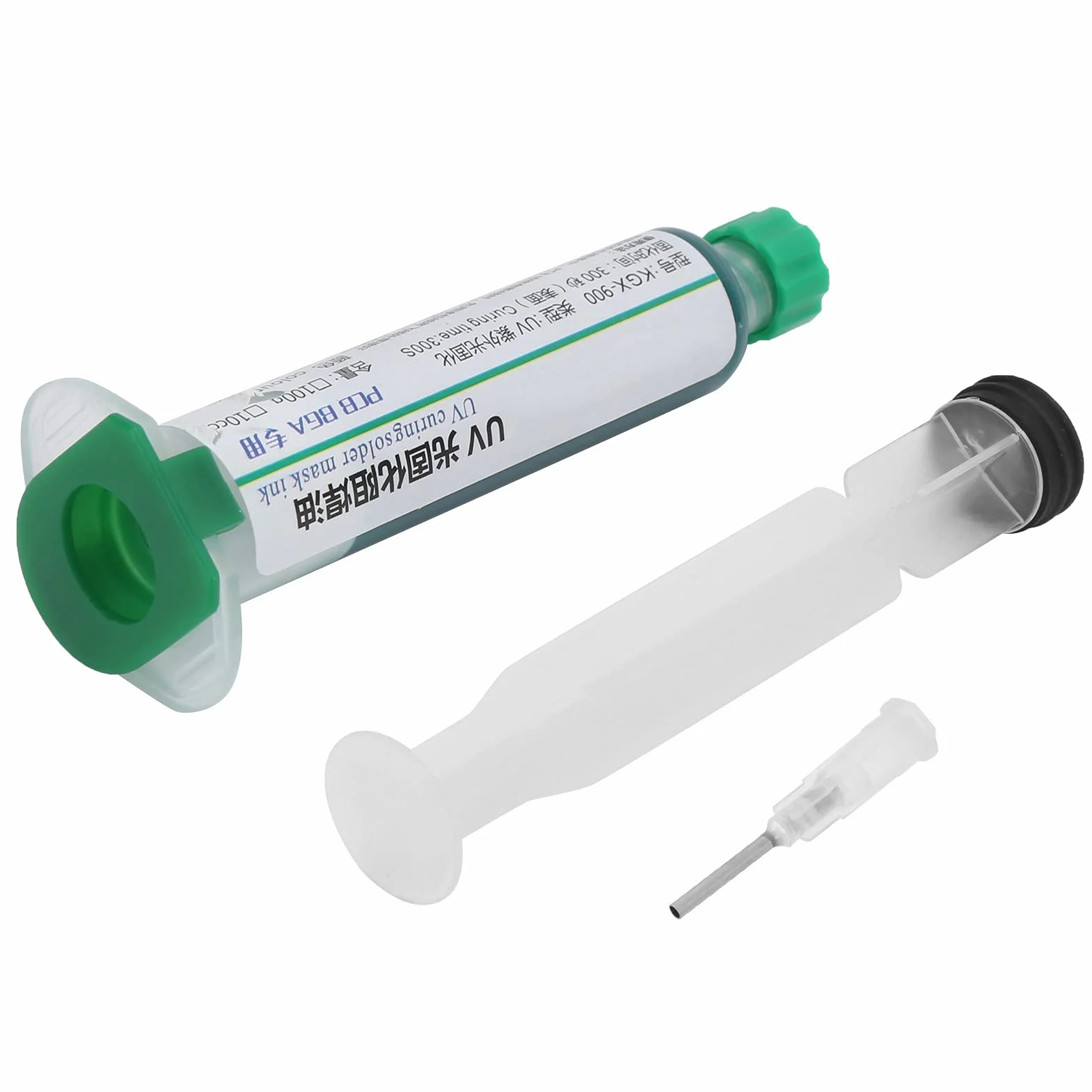 KGX-900 zielony (10 cm3) tusz do maski lutowniczej utwardzany promieniami UV z drukiem pinowym PCB płytka drukowana izolacja konformalny lakier