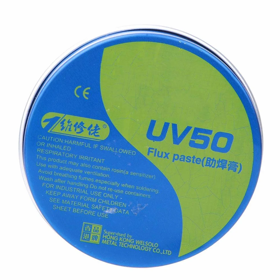 Flux - MCN-UV50 Pasta do Lutowania Cynowa, Lutowanie Cynowe do Lutowania Elektrycznego na PCB/BGA/PGA/SMD