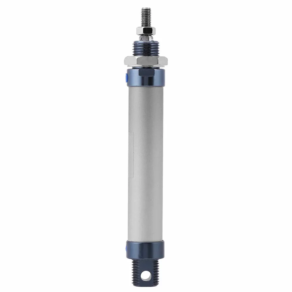 Luftzylinder mit Aluminiumlegierung, Luft Pneumatikzylinder Dual Acting Hub 50mm Innendurchmesser 16mm Gewinde M6 Druck 0,15-1MPa
