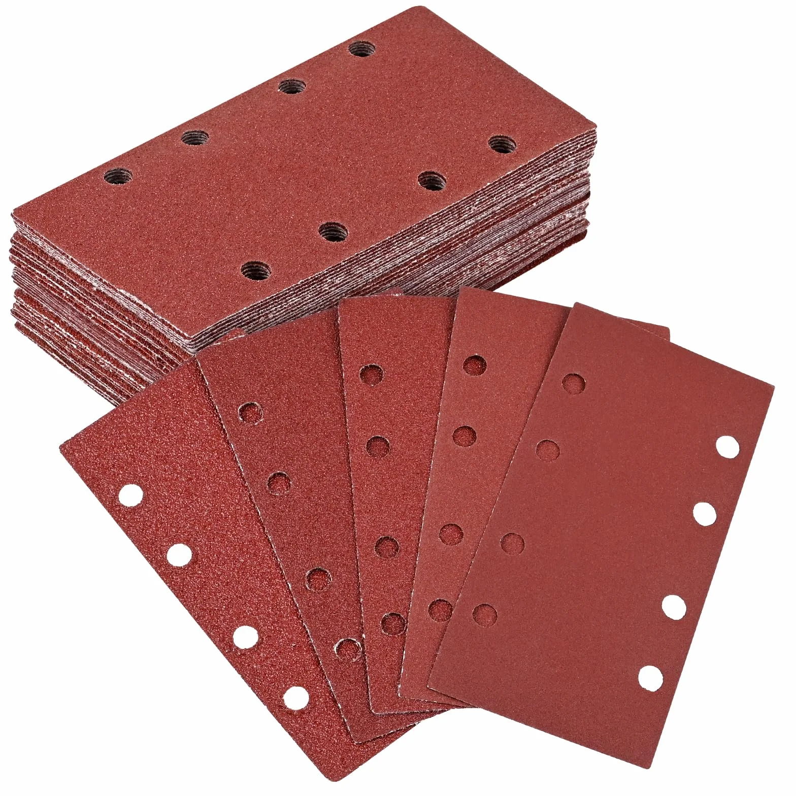 Zestaw Papierów Ściernych, 93 x 185 mm, 50 Sztuk