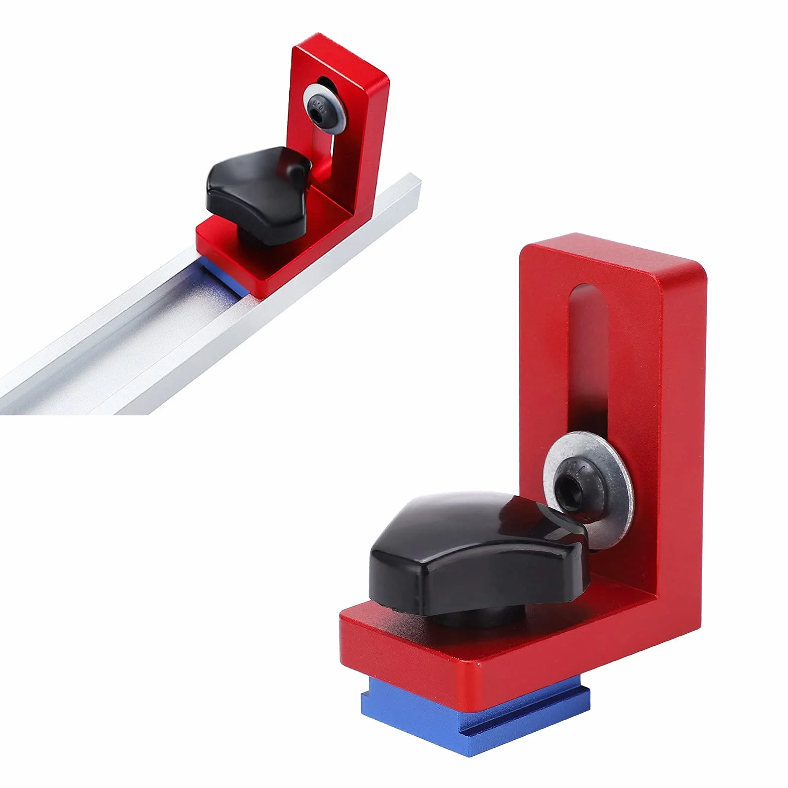 Marhynchus MITER Track Stop, Aluminium Stop Topy T Tractwa Tractwa Chute Locator, Drewniane Akcesoria do Stolika, 1PCS