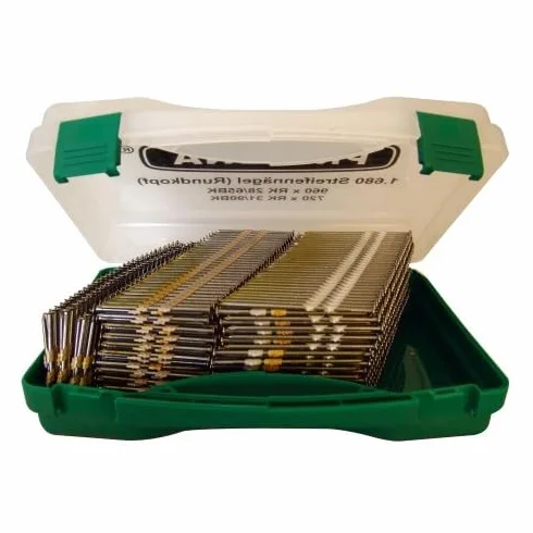 Prebena 7XR-RK90 gwoździarka taśmowa gwoździarka 50-90 mm + RK BOX gwoździe pasowe 20°