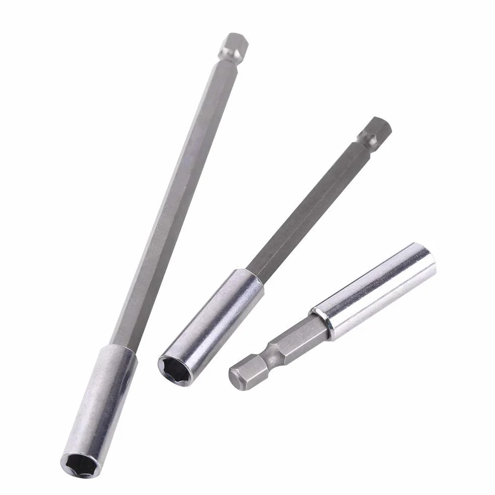 3 szt. Bithalter Bohrerhalter Magnetbohrer Schraubendreher Bit Halter 1/4 Zoll Sechskantschaft