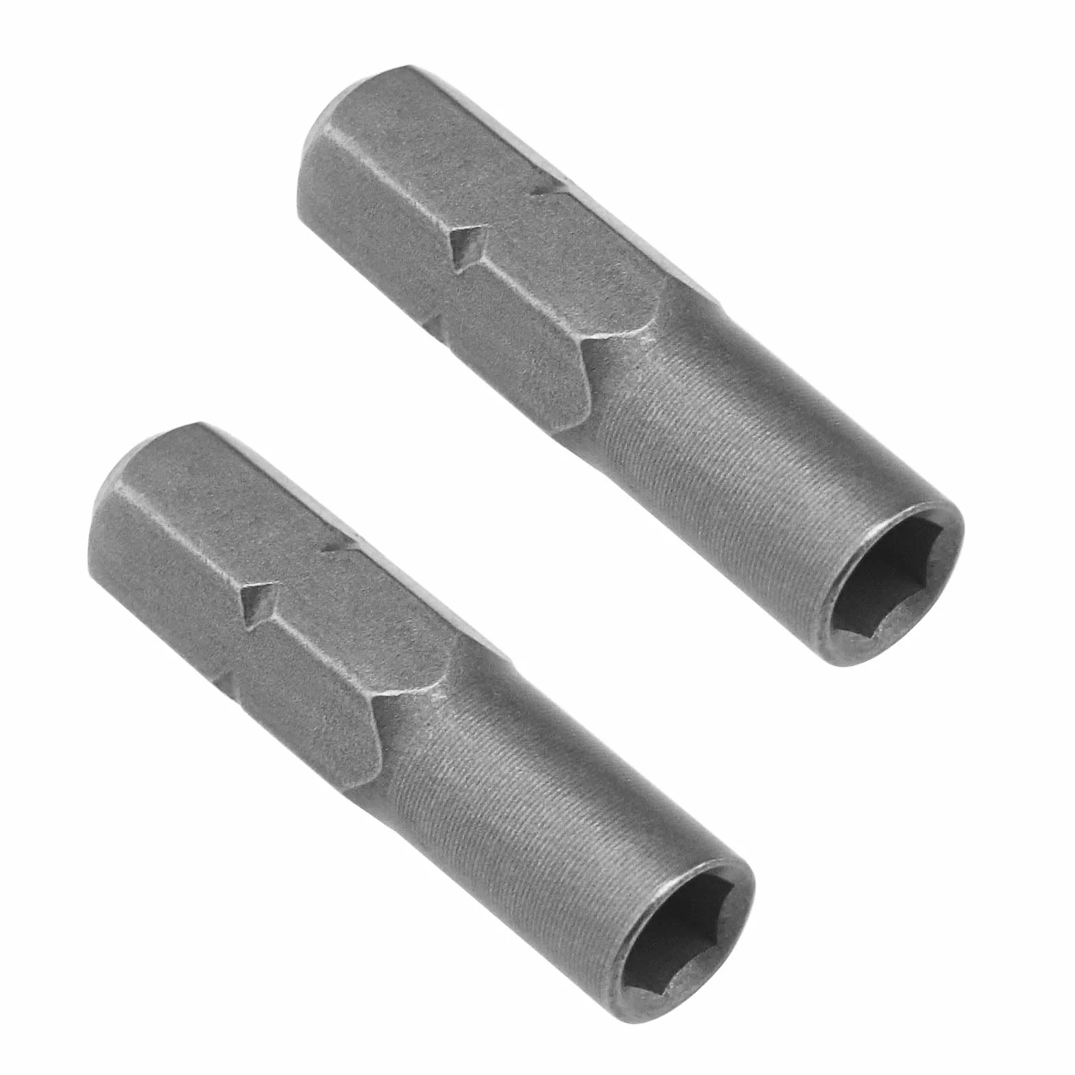 ECSiNG 2 sztuki ręczny/elektryczny śrubokręt adapter śrubokręt z uchwytem sześciokątnym precyzyjny adapter bit 6,35 mm 1/4" adapter bitowy 4 mm