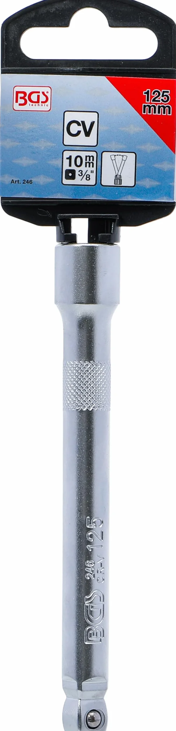 BGS 246 | Przedłużka przechylna | 10 mm (3/8") | 125 mm