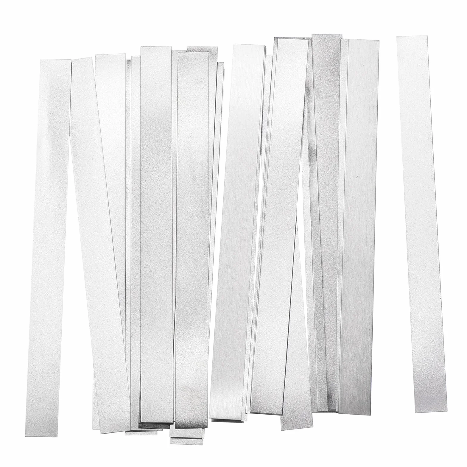 QUARKZMAN Taśma z czystego niklu 0,15 mm x 8 mm x 100 mm Język lutowniczy do baterii i lutowania punktowego, 25 sztuk