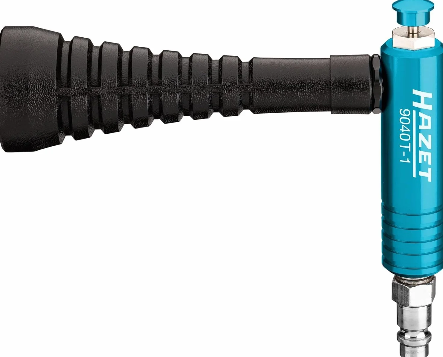 HAZET turbo pistolet pneumatyczny 9040T-1, dysza wirowa do silnego impulsu powietrza, 6 bar, z ergonomicznym uchwytem, do szybkiego usuwania wiórów, mat podłogowych, felg