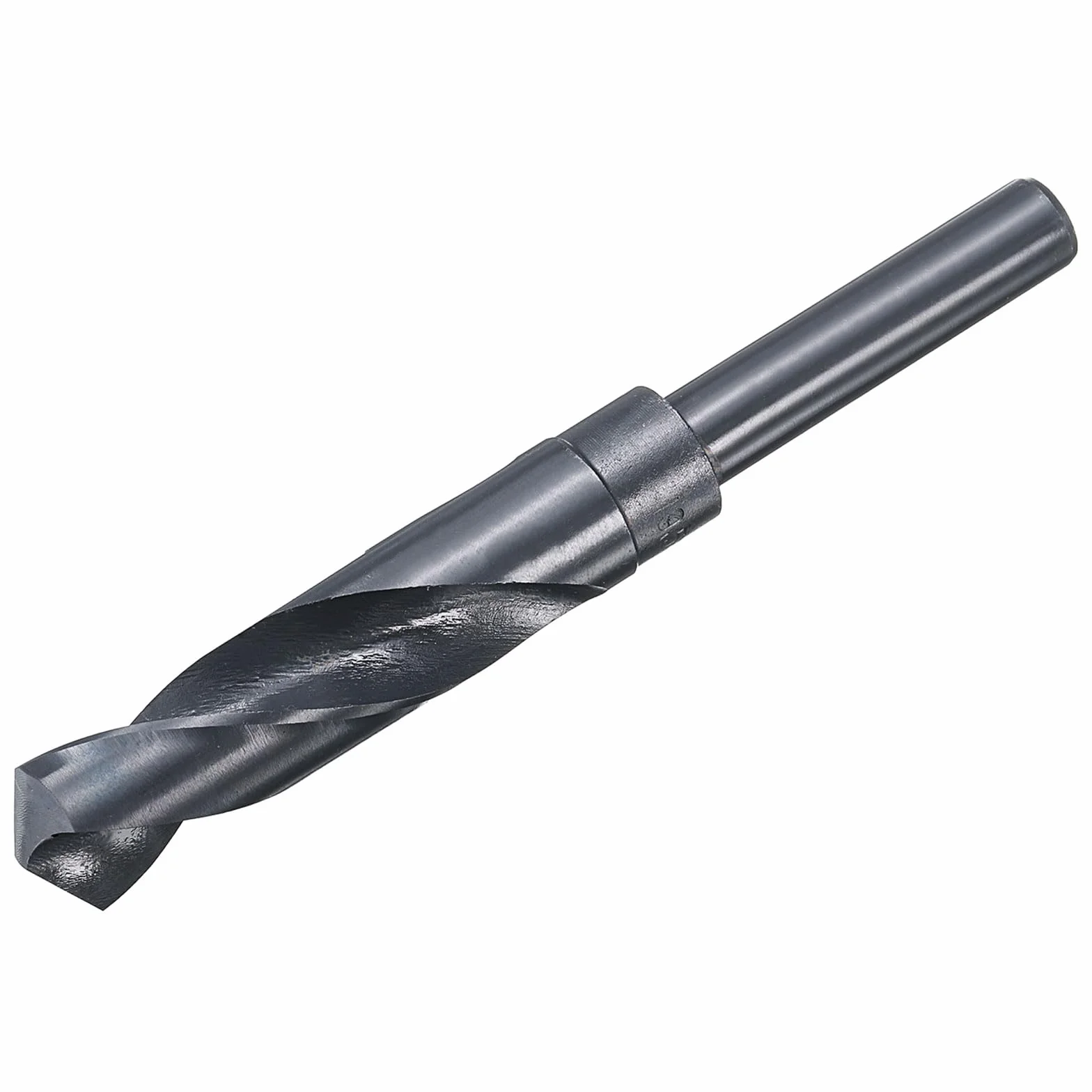 QUARKZMAN 19 mm 1/2" wiertło spiralne, pręt redukowany 9341 ze stali szybkotnącej HSS Azotek czarny 135°, wiertło do wiercenia w twardym metalu, ze stali stopowej aluminium, drewna o wysokiej