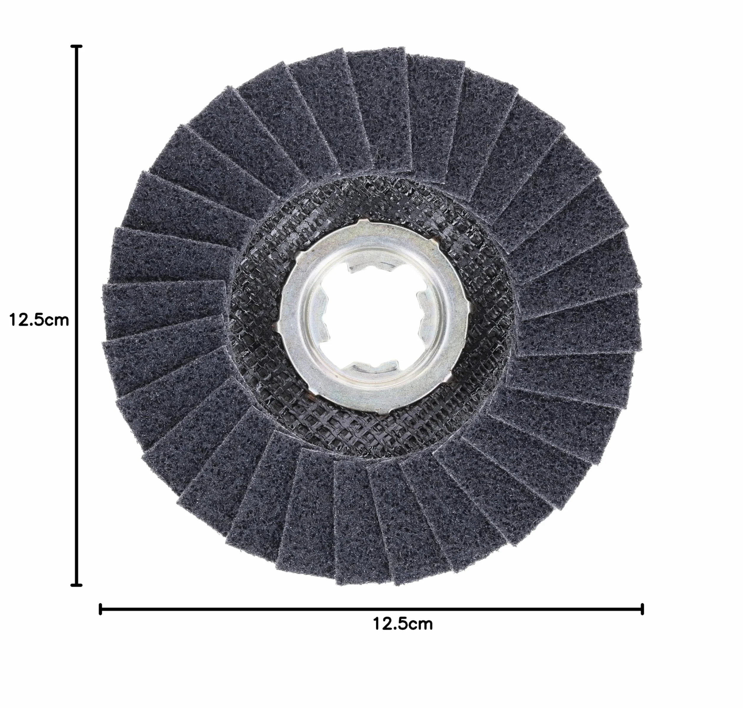 Bosch 1 x EXPERT N475 Surface Conditioning Material X-LOCK tarcze szlifierskie wachlarzowe (do blach stalowych, stali nierdzewnej, Ø 125 mm, gruboziarniste, profesjonalne akcesoria mała szlifierka
