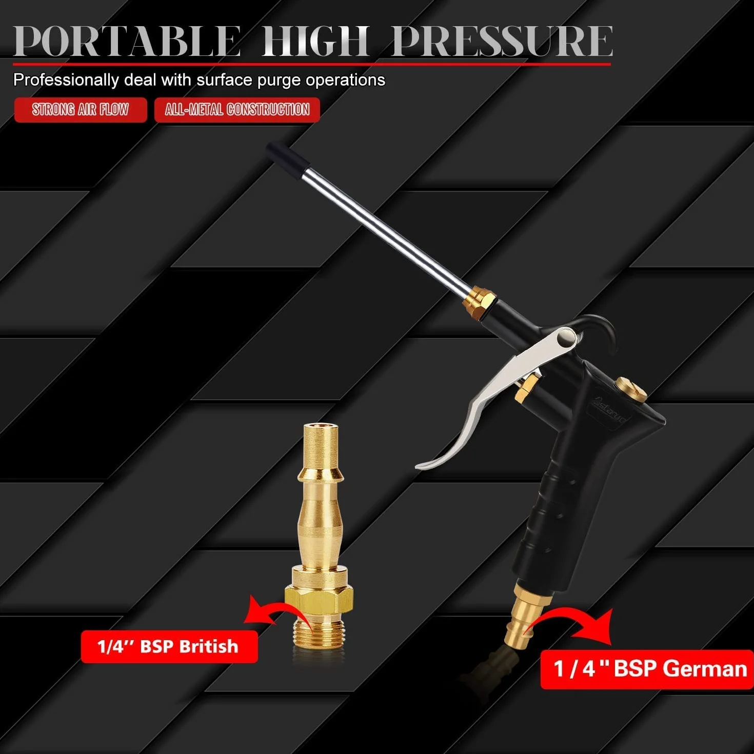 Pistolet pneumatyczny czarny