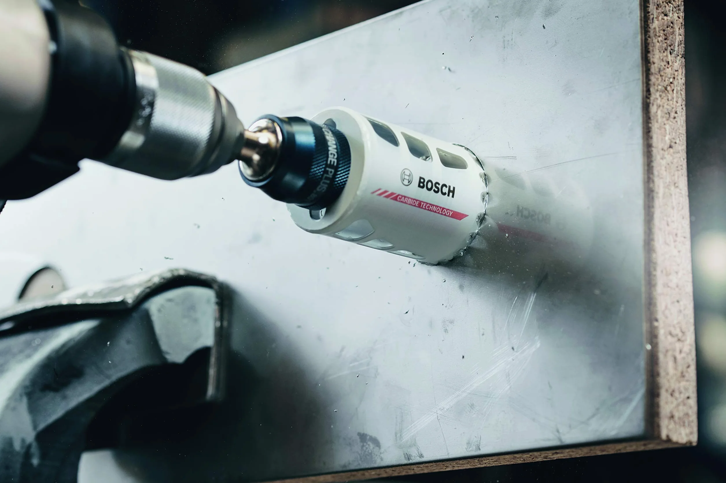 Bosch Professional 1x Wiertło prowadzące Plus HSS-Co (Ø 7.15 x 85 mm, Akcesoria do otwornicy)