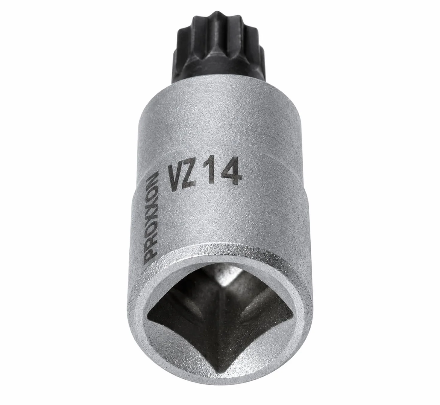 PROXXON 23327 wielozębowa końcówka XZN nasadka bitu VZ14 długość 55 mm napęd 12,5 mm (1/2")